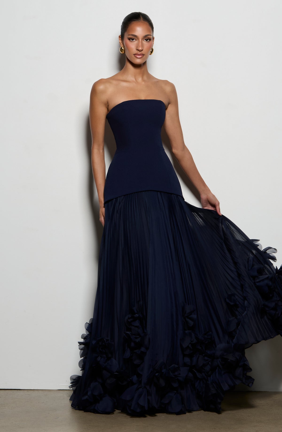 Vestido de gala Seraphina - Azul marino