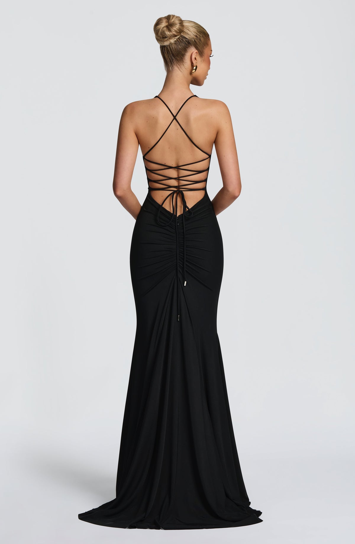 Vestido de gala Olenia - Negro