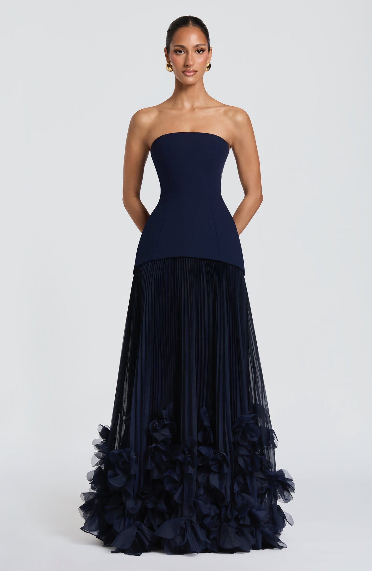 Vestido de gala Seraphina - Azul marino