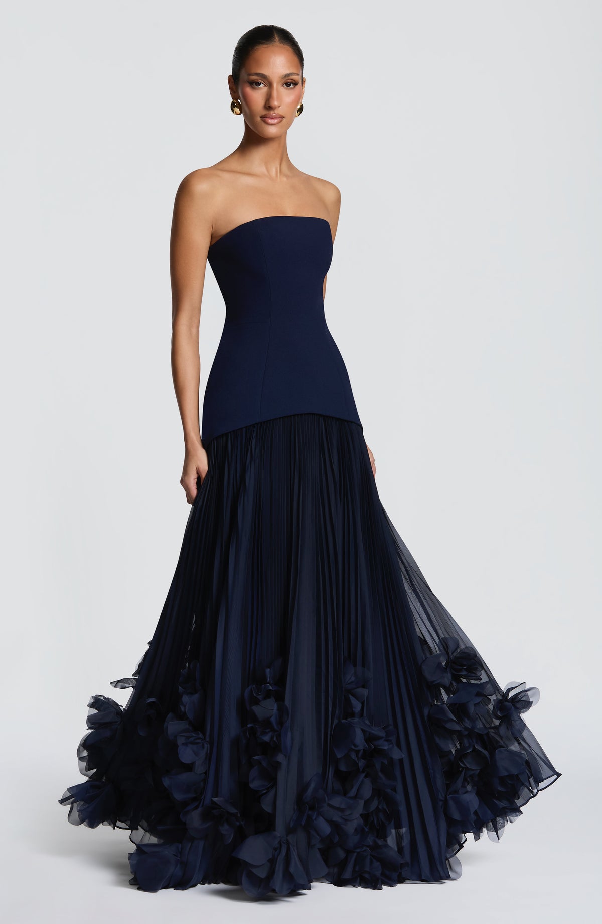 Vestido de gala Seraphina - Azul marino