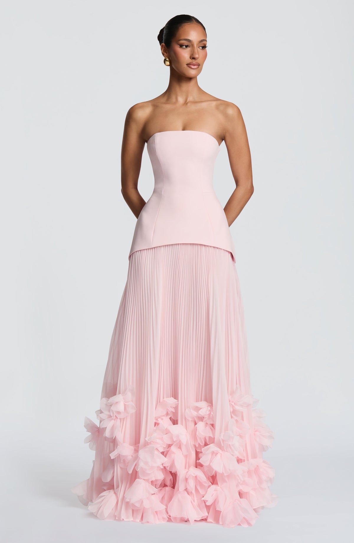 Vestido de gala Seraphina - Rosa empolvado