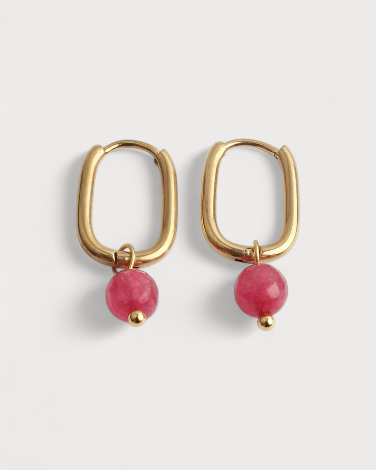 Zuzy - Pendientes - Piedra natural - Acero inoxidable
