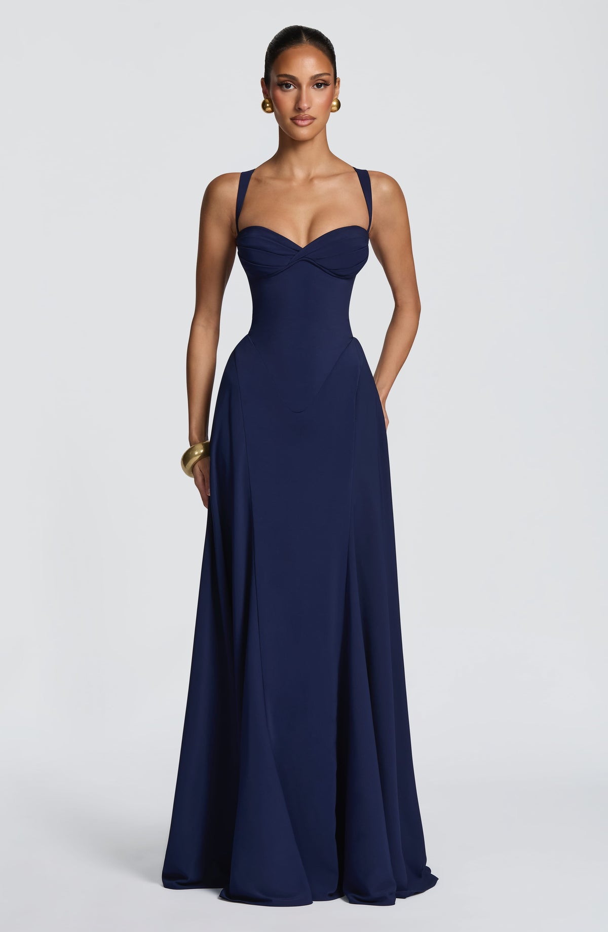 Vestido largo Irie - Azul marino