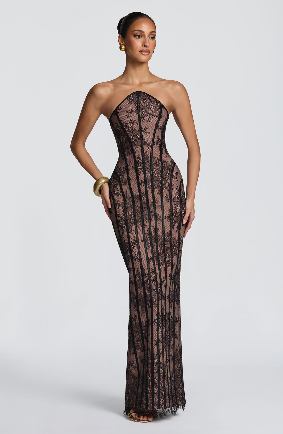 Vestido largo Tamara - Negro