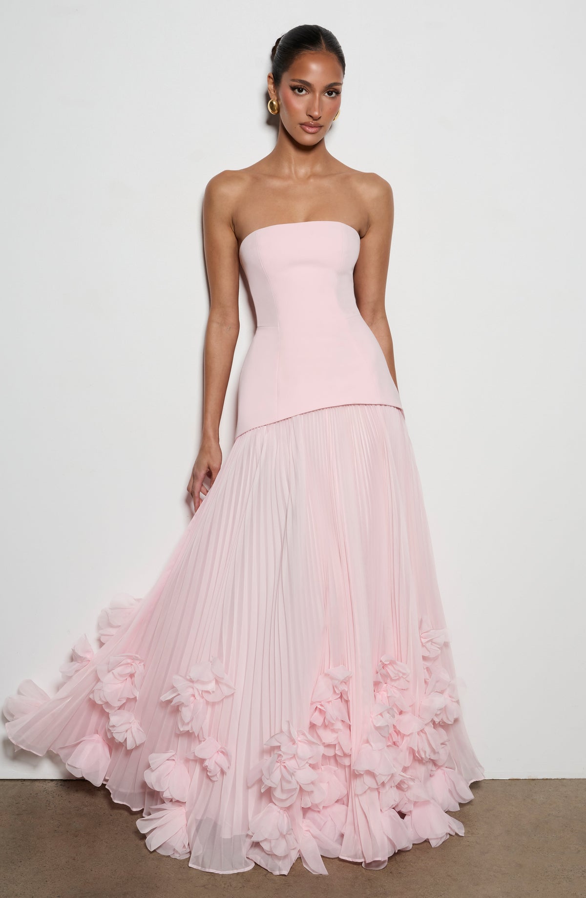 Vestido de gala Seraphina - Rosa empolvado