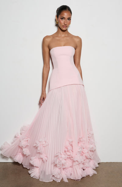 Vestido de gala Seraphina - Rosa empolvado