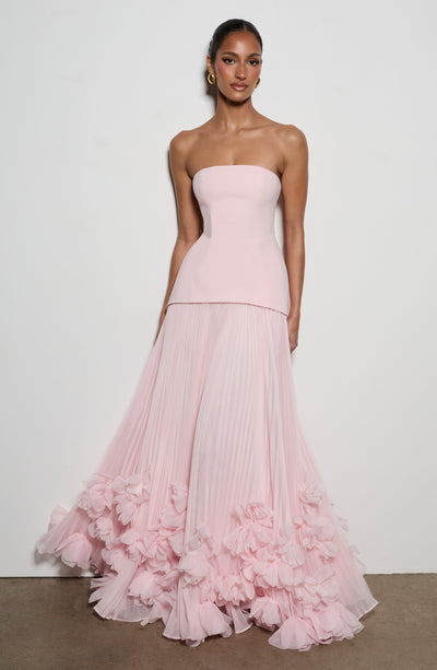 Vestido de gala Seraphina - Rosa empolvado