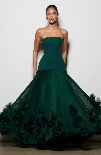 Vestido de gala Seraphina - Esmeralda