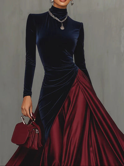Lucrèce | Vestido Largo Bicolor