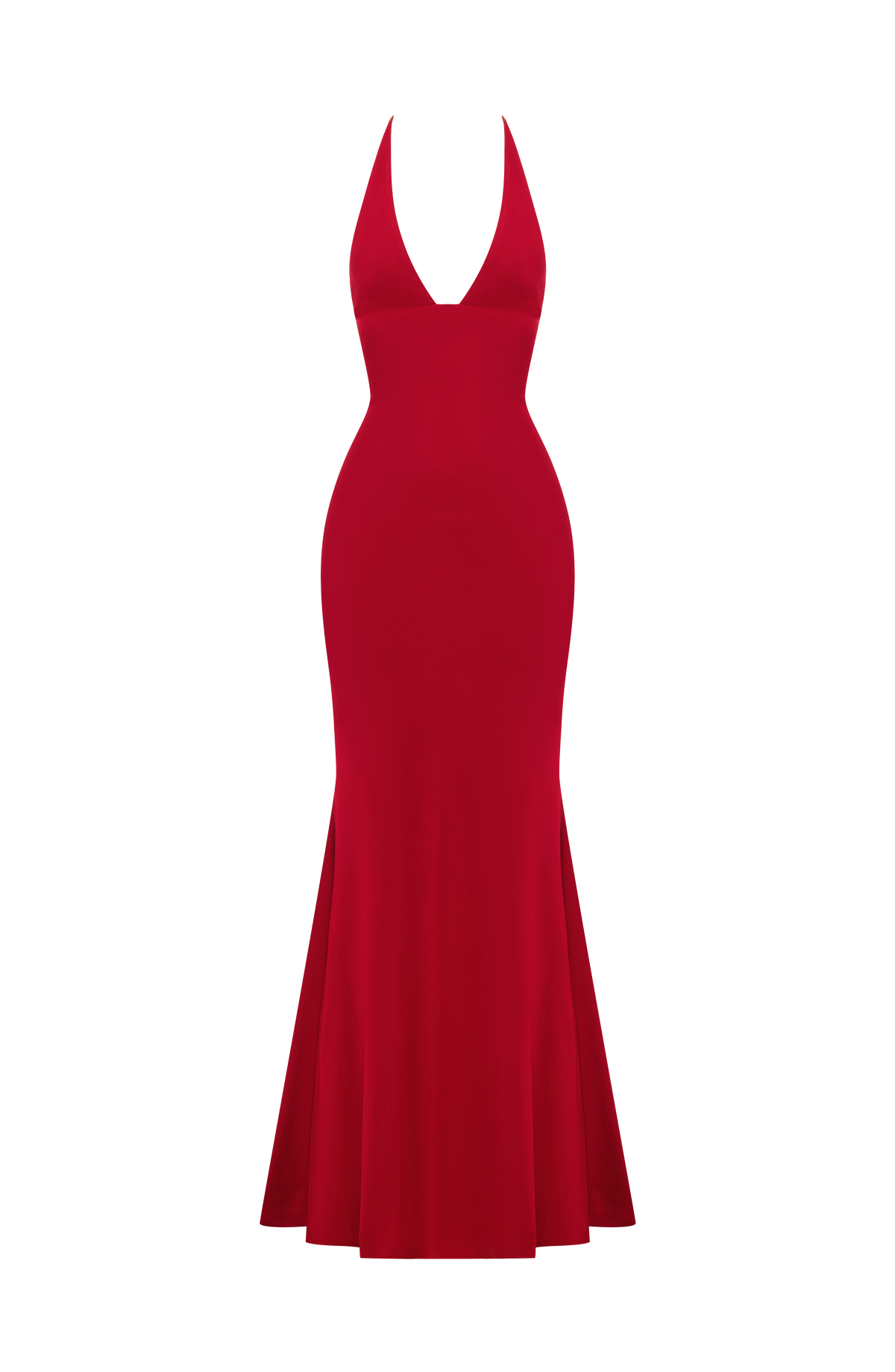 Vestido de gala Olenia - Rojo intenso