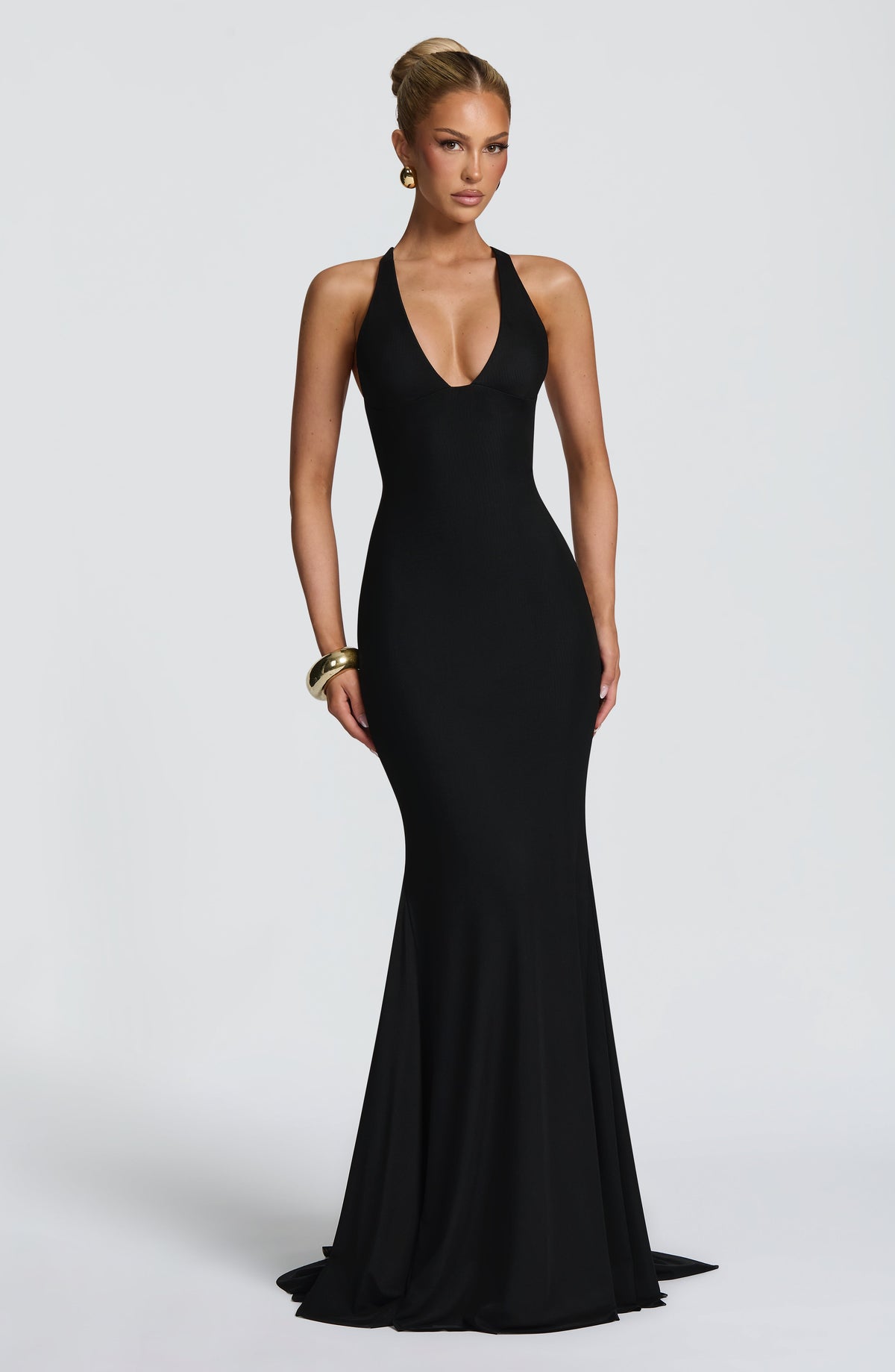 Vestido de gala Olenia - Negro