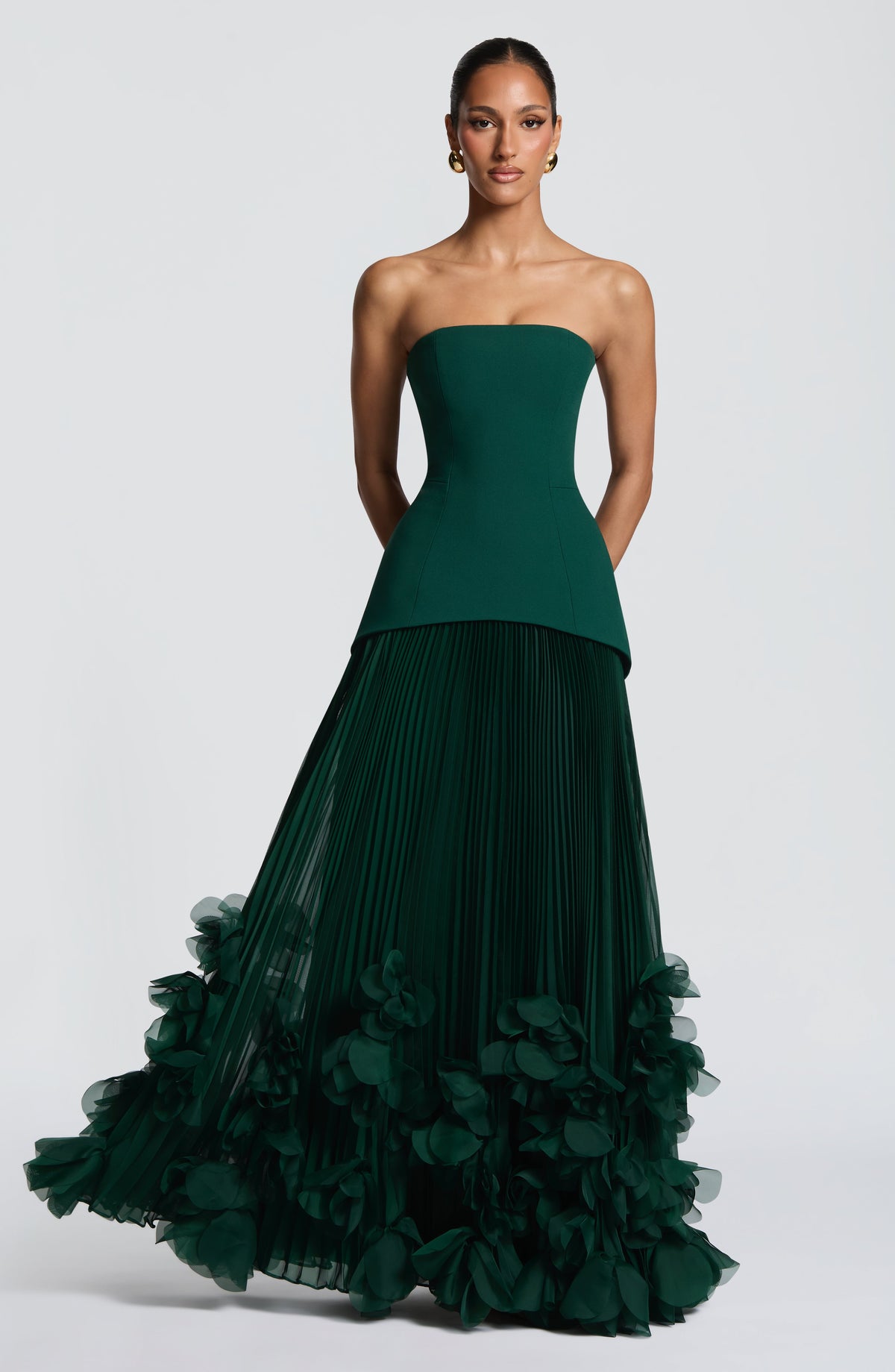 Vestido de gala Seraphina - Esmeralda