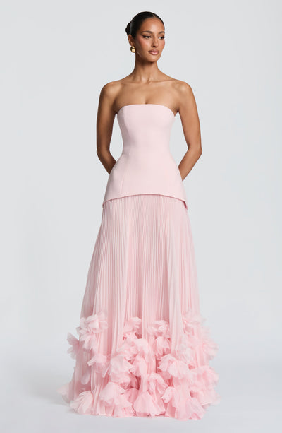 Vestido de gala Seraphina - Rosa empolvado