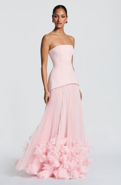 Vestido de gala Seraphina - Rosa empolvado