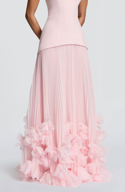 Vestido de gala Seraphina - Rosa empolvado