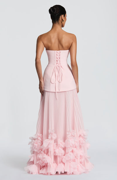 Vestido de gala Seraphina - Rosa empolvado