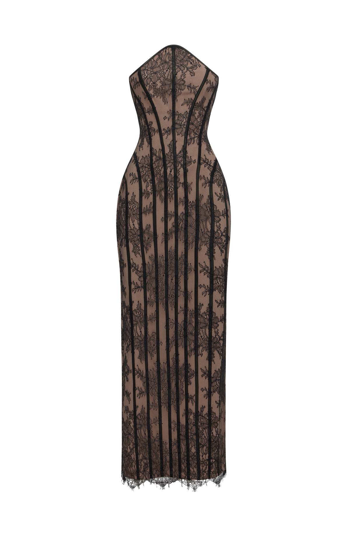 Vestido largo Tamara - Negro