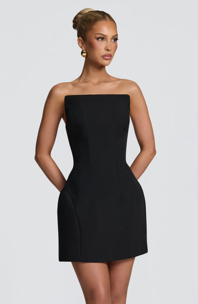 Vestido corto Cadence - Negro
