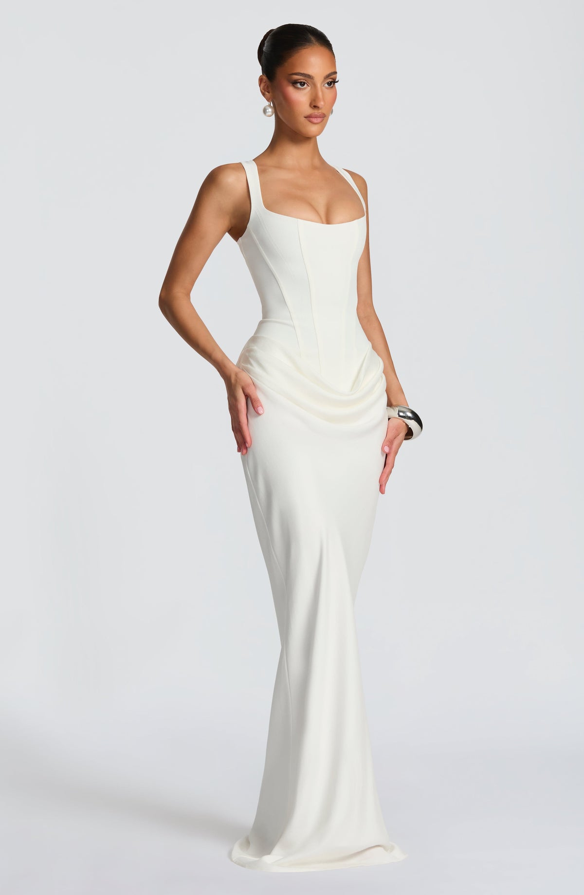 Éléonore | Vestido Maxi con Escote Cuadrado