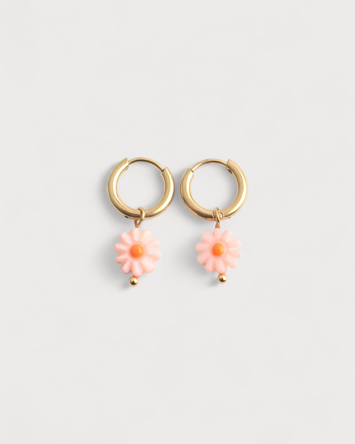 Daisy Flower - Pendientes - Acero inoxidable