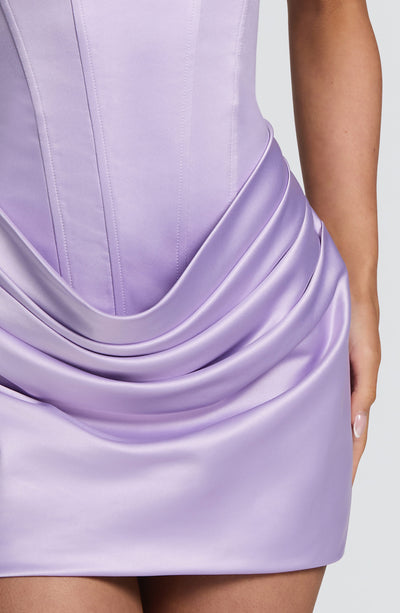 Vestido corto Imogen - Lila
