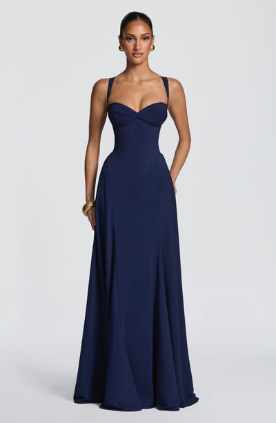 Vestido largo Irie - Azul marino
