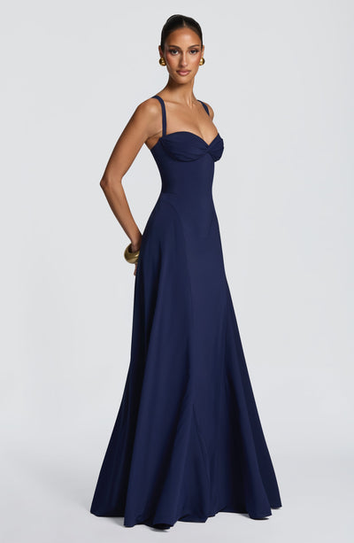 Vestido largo Irie - Azul marino