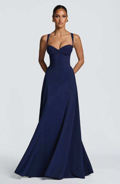 Vestido largo Irie - Azul marino