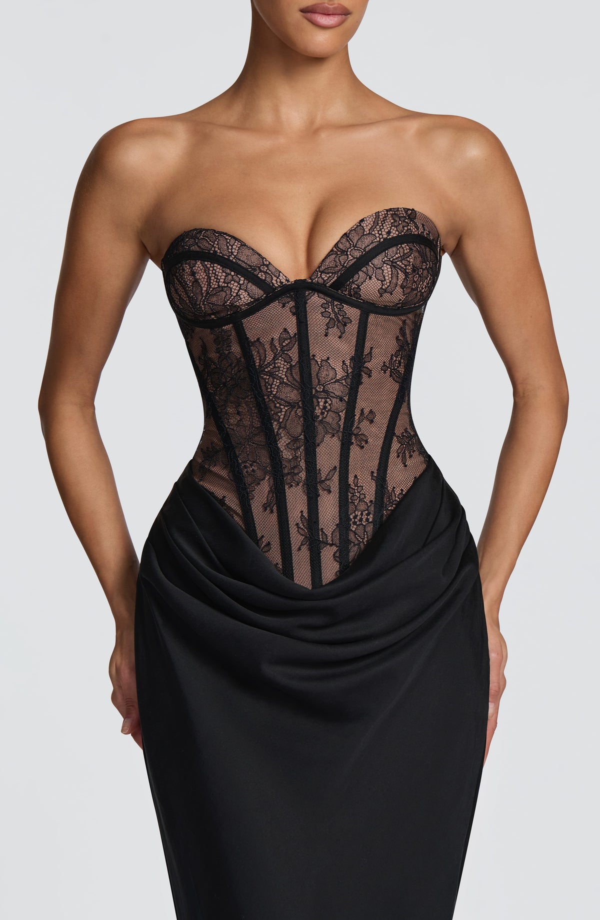 Vestido largo Kathleen - Negro