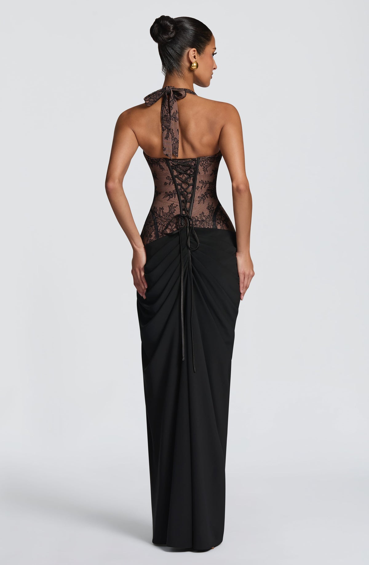 Vestido largo Bonita - Negro