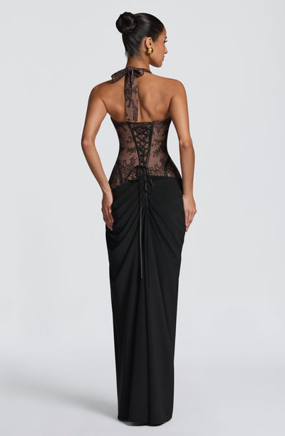 Vestido largo Bonita - Negro
