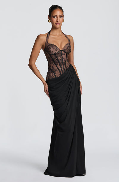 Vestido largo Bonita - Negro