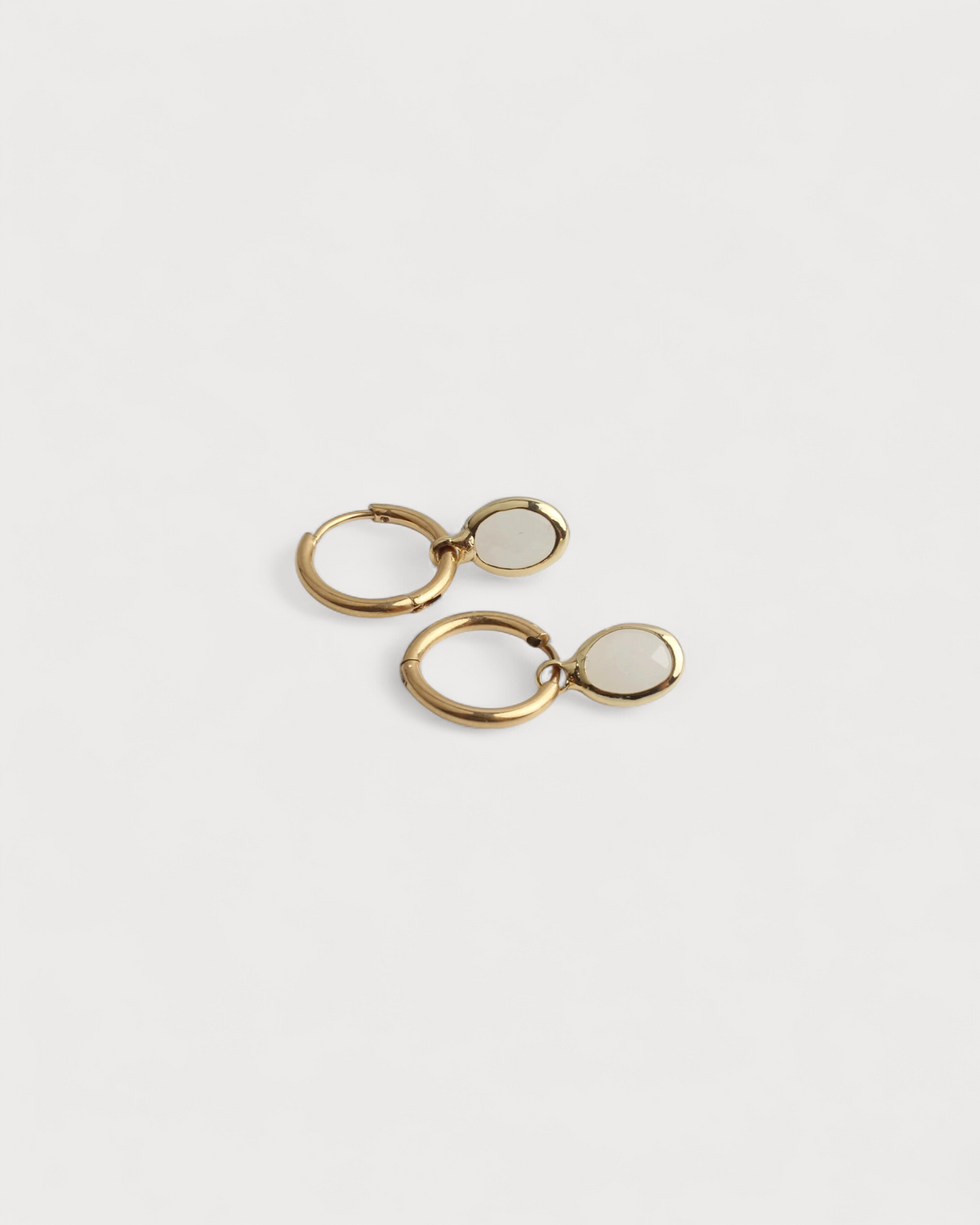 Oval Dana - Pendientes - Acero inoxidable