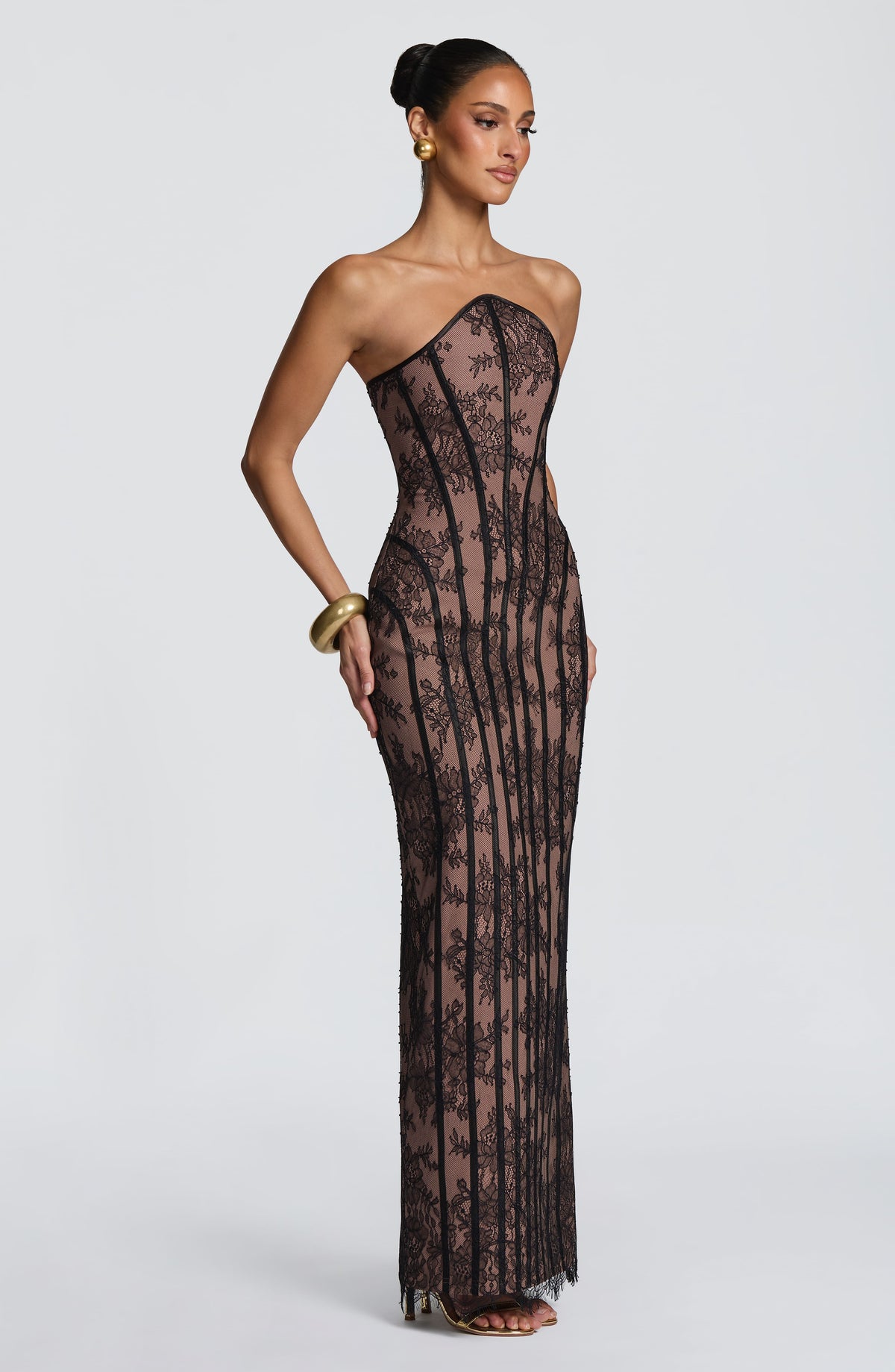 Vestido largo Tamara - Negro
