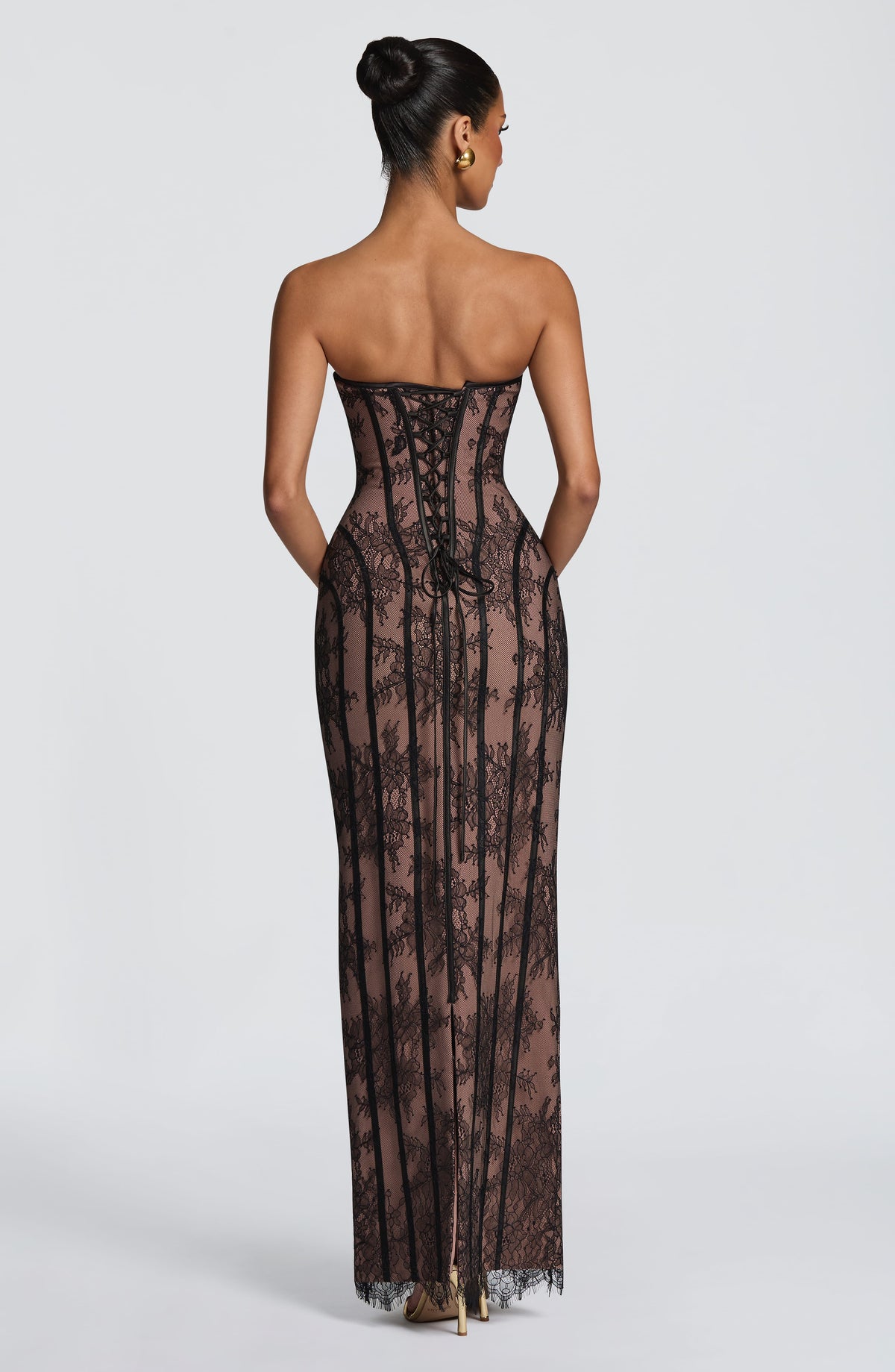 Vestido largo Tamara - Negro